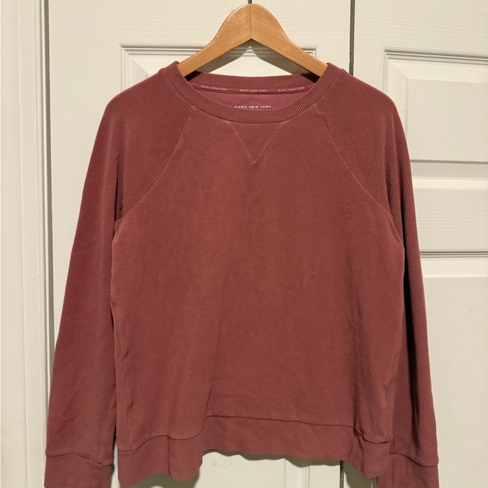 Marc New York Women's Dusty Rose Crewneck Sweater S - Picture 10 of 10